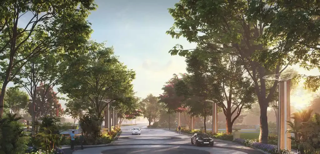 Godrej Aravya Estate Plots main entrance by Godrej Properties located at Doddaballapura, Bangalore Karnataka